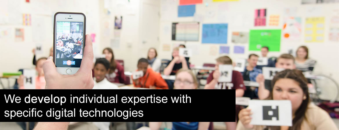 Develop: Learning how to use specific digital technologies effectively